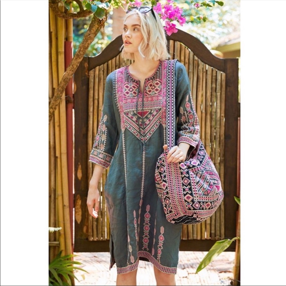 JWLA Sabriya Weekend Dress Gray Pink Small - Picture 5 of 9